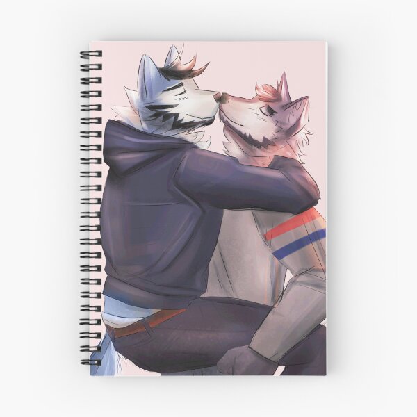 Artikelvorschau, süßes Wolfspaar entworfen und verkauft von Leosketches.