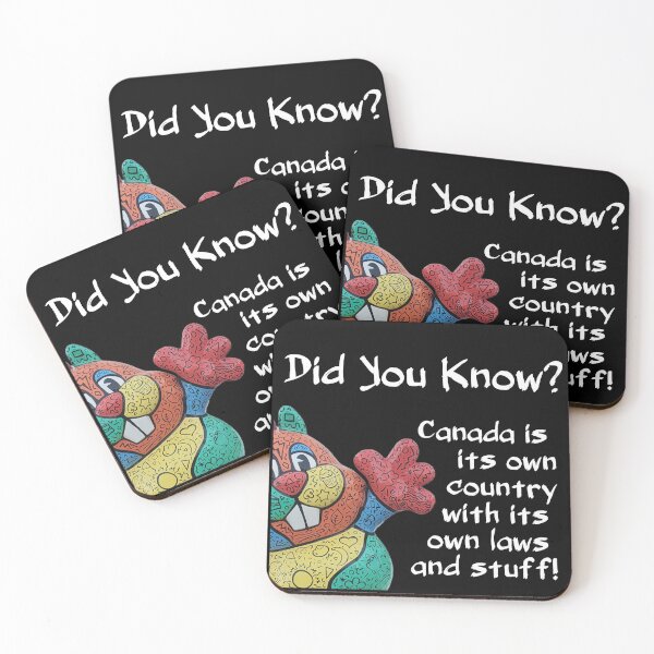 Canada is a Country Coasters (Set of 4)