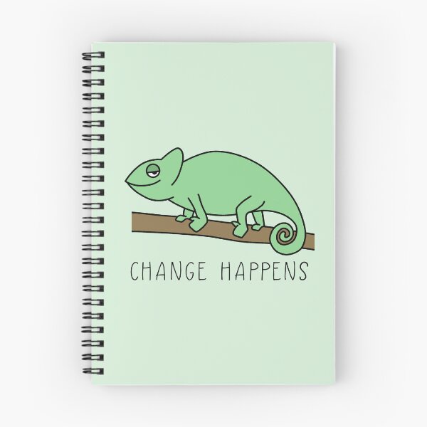 Item preview, Motivational Chameleon Change Happens designed and sold by Milizabeth.
