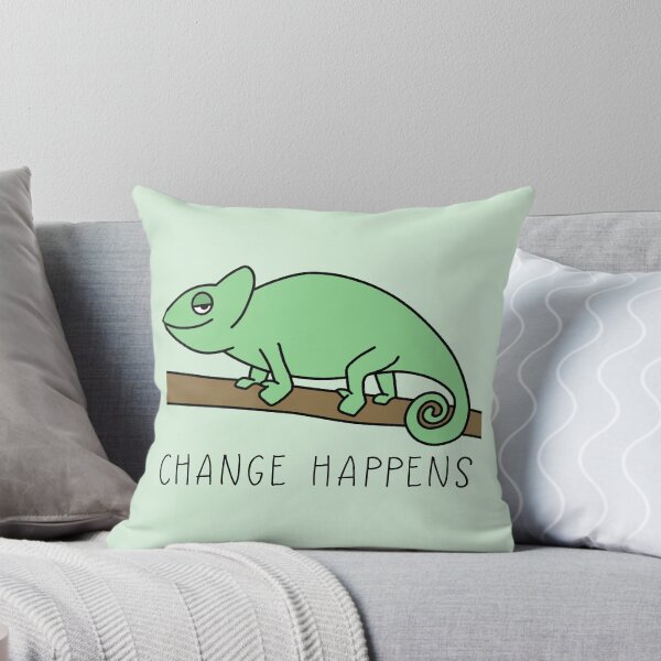 Item preview, Motivational Chameleon Change Happens designed and sold by Milizabeth.