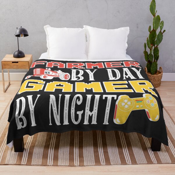 Item preview, Farmer by Day Gamer by Night, Funny Farmer Gamer Gift designed and sold by ZANKELLO.
