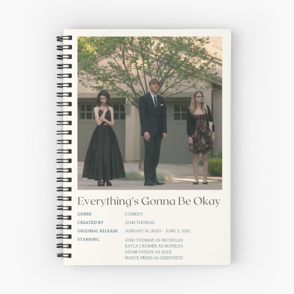 Item preview, minimalist "everything's gonna be okay" designed and sold by tessismore.