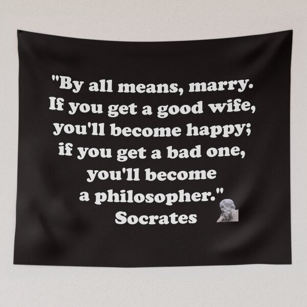 Item preview, By all means marry a philosopher designed and sold by LargeShop.