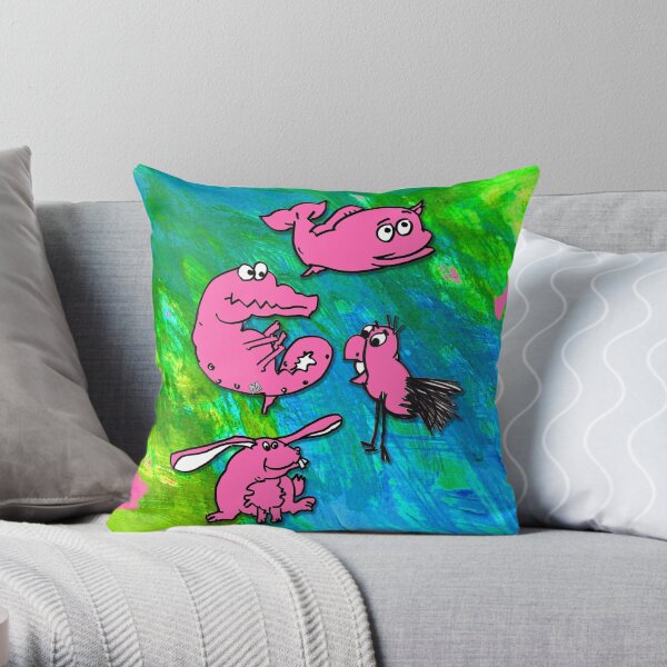 Multicolor 16x16 Funky Colorful Animals Zoo Vibrant Colors Pop Art Animal Lovers Throw Pillow Gifts24Seven Multicolor 16x16 Funky Colorful Animals Zoo Vibrant Colors Pop Art Animal Lovers Throw Pillow Gifts24Seven