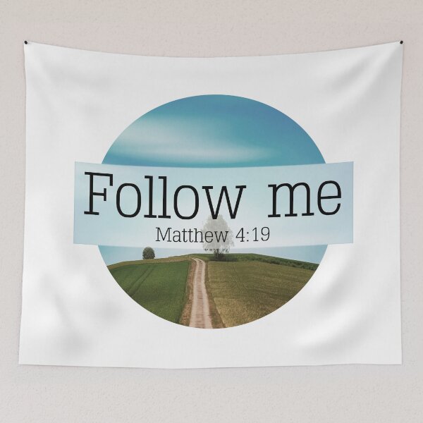 Item preview, Follow Me (Matthew 4:19) designed and sold by AboveFreedom.