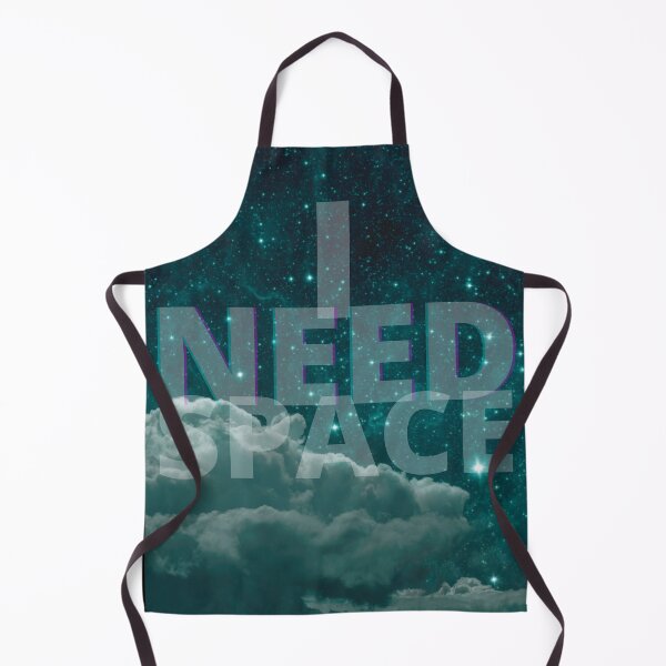 Item preview, I Need Space - Teal Blue Galaxy designed and sold by Quirkdom.
