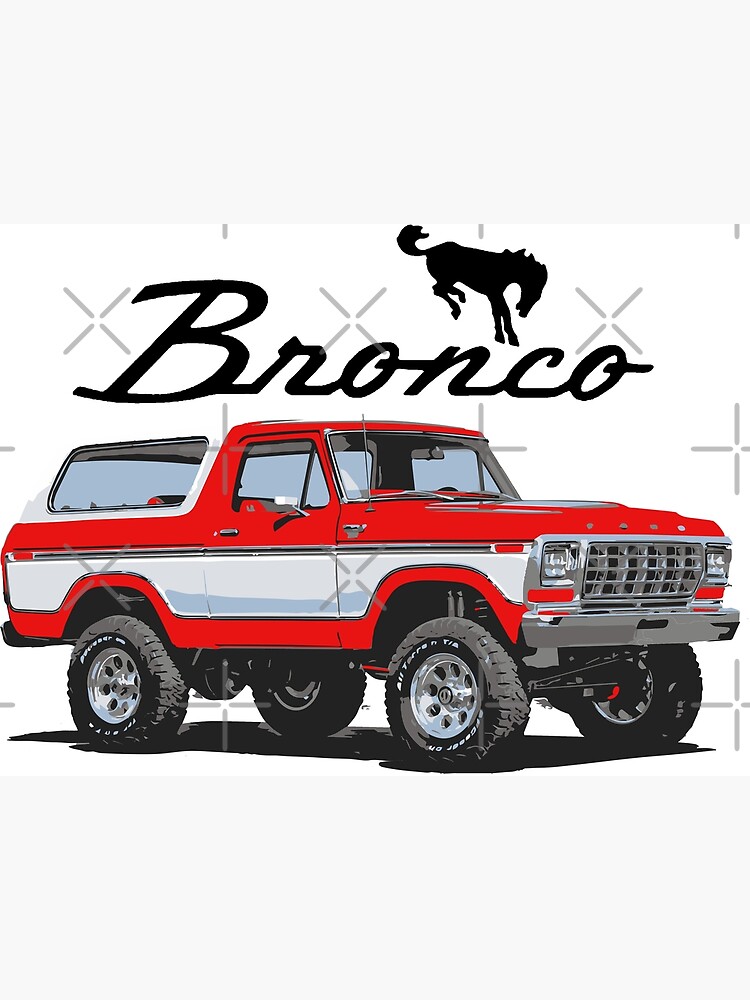 Disover 1978 Ford Bronco Ranger XLT Truck Owner Gift Canvas