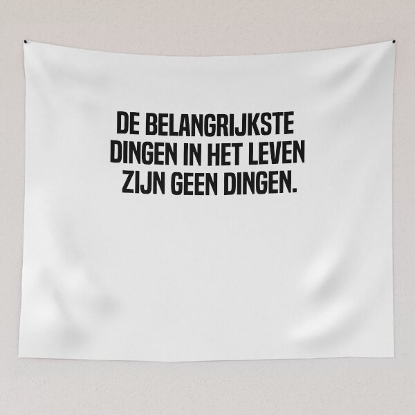 Item preview, De Belangrijkste Dingen In Het Leven Zijn Geen Dingen designed and sold by melshirt-shop.
