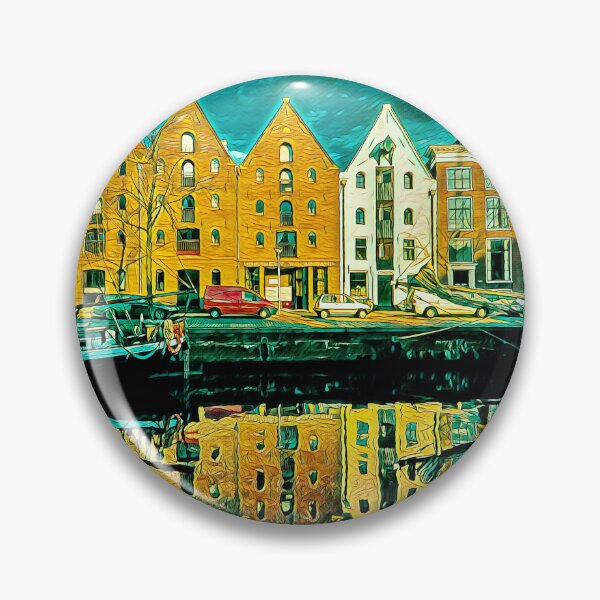 Item preview, Groningen, Netherlands Cityscape Picture Art designed and sold by KivancYucel.