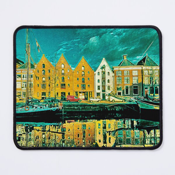 Item preview, Groningen, Netherlands Cityscape Picture Art designed and sold by KivancYucel.