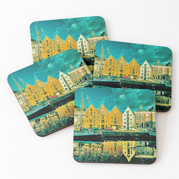 Item preview, Groningen, Netherlands Cityscape Picture Art designed and sold by KivancYucel.