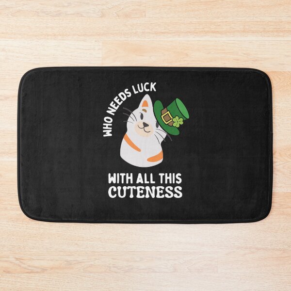 Item preview, St. Catricks Day-St. Patricks Cat-Sarcastic Luck Saying designed and sold by Spiritualish.