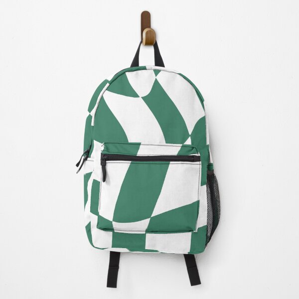 Vista previa del artículo con la obra «Estampado damero ondulado verde», diseñado y vendido por marnilauren.