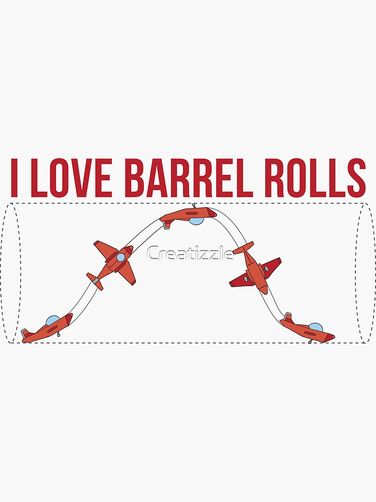 Do a barrel roll! (Bumper Sticker) Sticker for Sale by Cyberphile