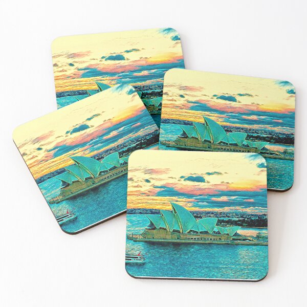 Item preview, Sydney, Cityscape Picture Art designed and sold by KivancYucel.