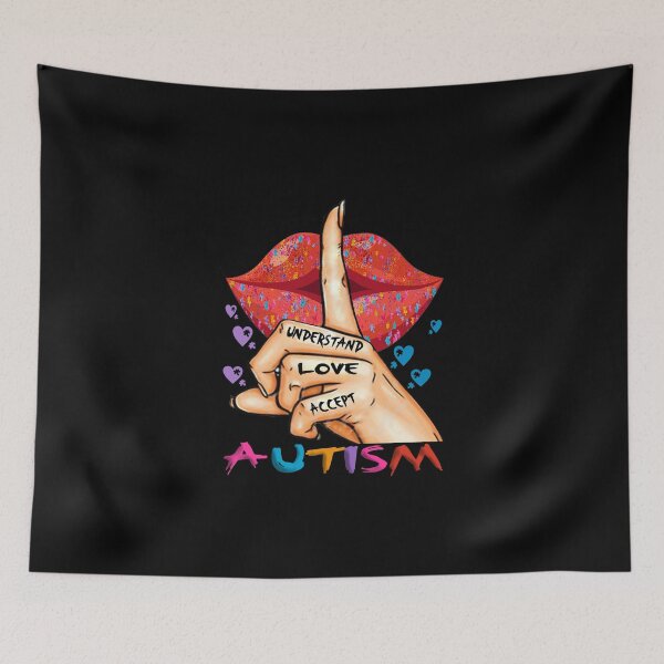 Item preview, Understand Love Accept Lip Biting Autism designed and sold by boyastore.