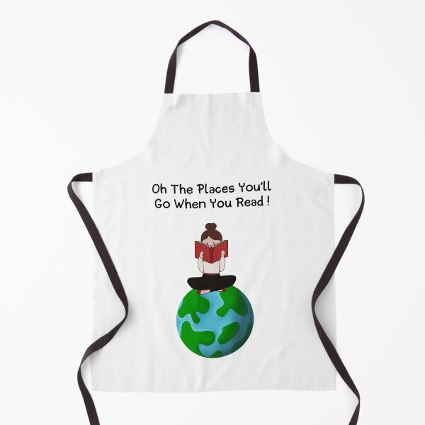 Item preview, Oh The Places You Can Go When You Read - girl sitting on the Earth reading a book  designed and sold by Fatamimosh.