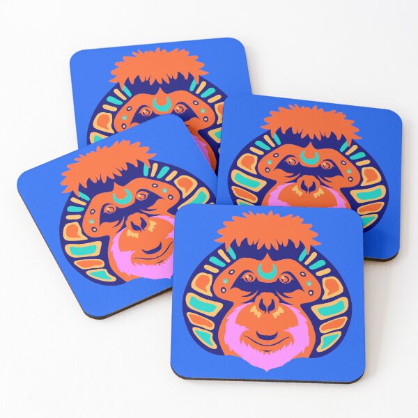 Item preview, Colorful gorilla face designed and sold by GEWINN.