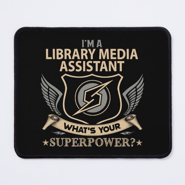 Item preview, Library Media Assistant T Shirt - What Is Your Superpower Job Gift Item Tee designed and sold by tamburroallena.