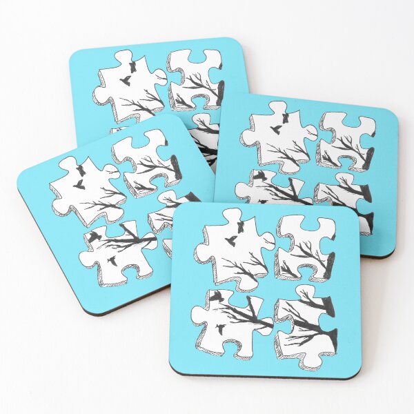 Item preview, Black and white puzzle pieces   designed and sold by Yulia mozes.