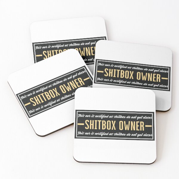 Item preview, - Certified Shitbox Owner - designed and sold by kuyoart.