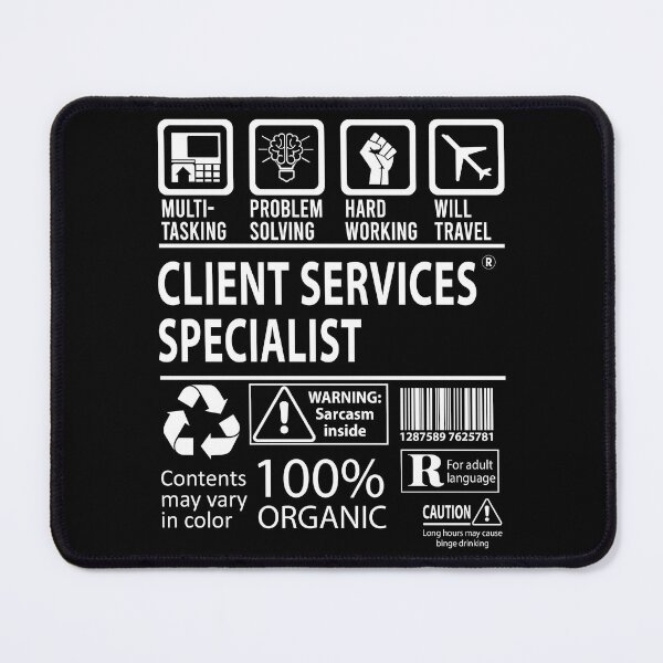 Item preview, Client Services Specialist T Shirt - MultiTasking Certified Job Gift Item Tee designed and sold by sabinacsnm.