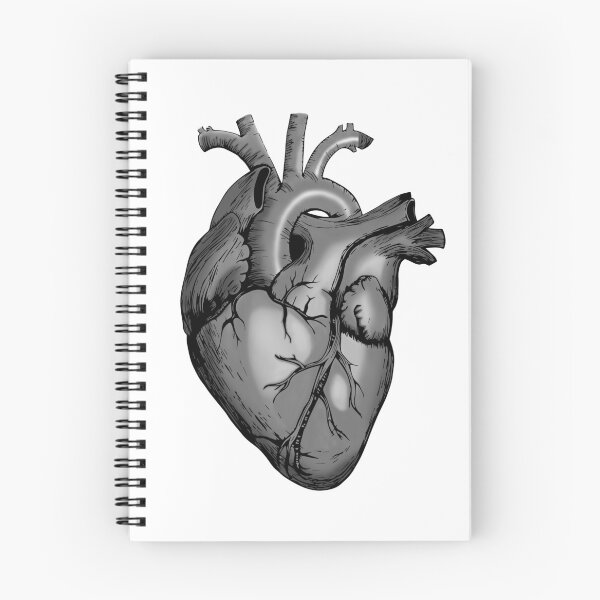 Item preview, Black & White Heart designed and sold by Hellbilly Designs.