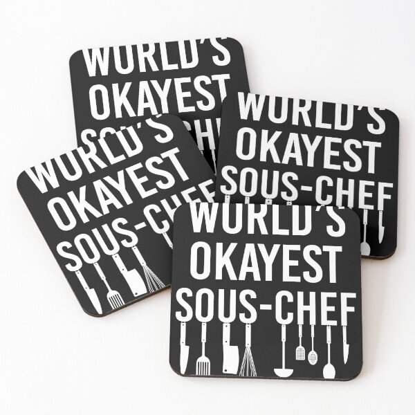 Item preview, World's Okayest Sous-Chef designed and sold by Hapoel.