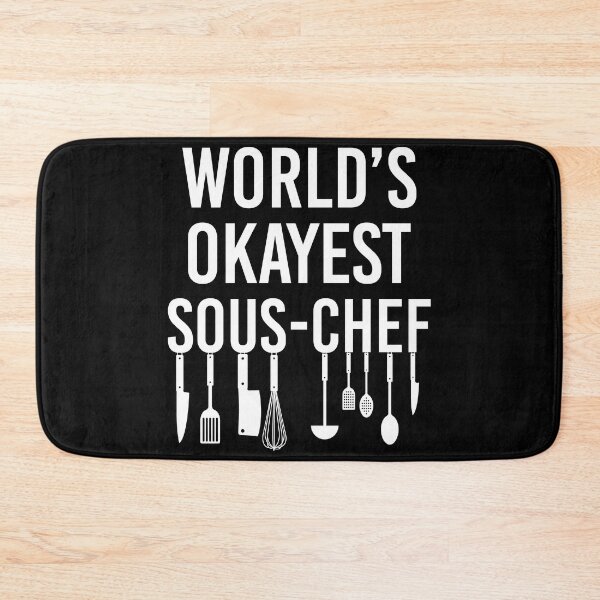 Item preview, World's Okayest Sous-Chef designed and sold by Hapoel.