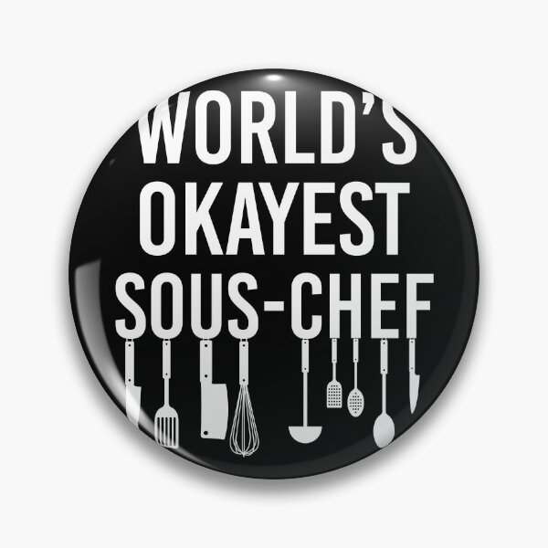 Item preview, World's Okayest Sous-Chef designed and sold by Hapoel.