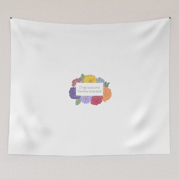 Item preview, dogs welcome, humans tolerated designed and sold by sunnysuccuents.