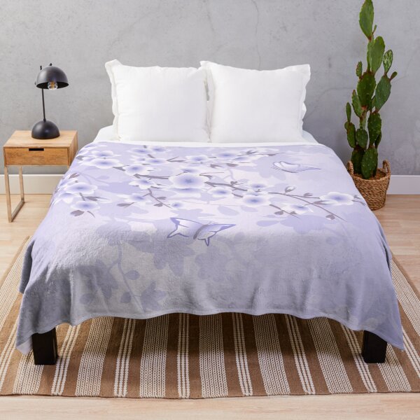Item preview, Cherry Blossom Purple Floral designed and sold by Nina Baydur.