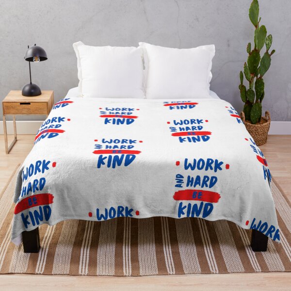 Item preview, Work Hard and Be Kind designed and sold by DoraHappy.