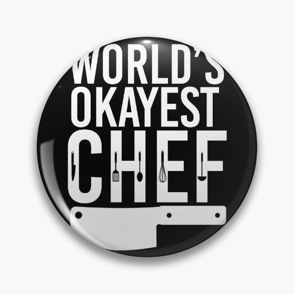 Item preview, World's Okayest Chef designed and sold by Hapoel.