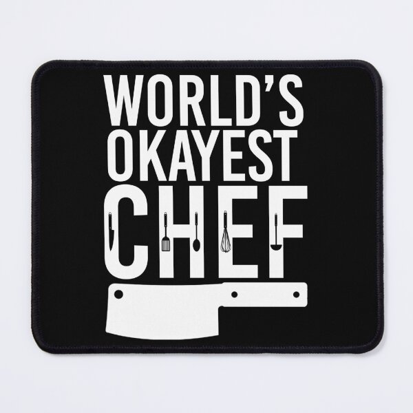 Item preview, World's Okayest Chef designed and sold by Hapoel.