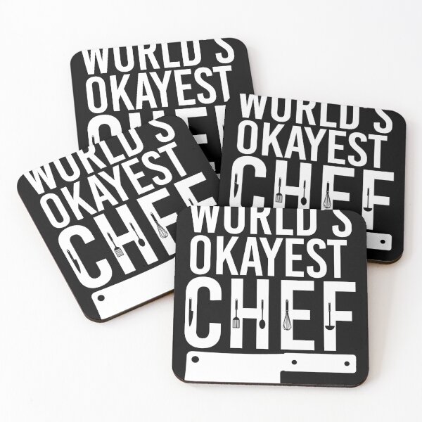 Item preview, World's Okayest Chef designed and sold by Hapoel.