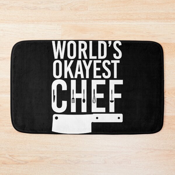 Item preview, World's Okayest Chef designed and sold by Hapoel.