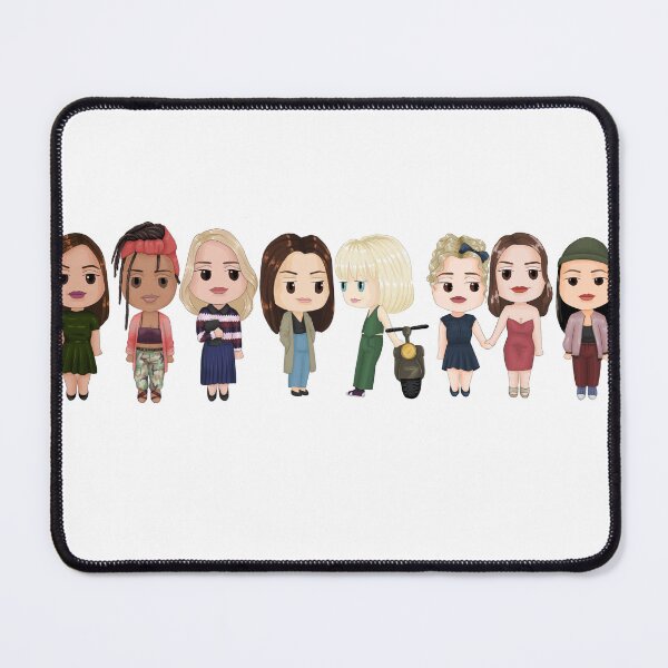 Item preview, Ocean's 8 Chibies designed and sold by Jade Willow.