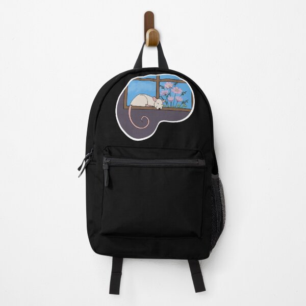 Item preview, Sleepy Rat in the Window designed and sold by MushroomCore.