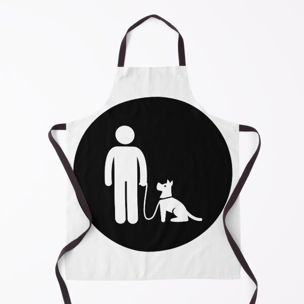 Item preview, Simple men with dog silhouet designed and sold by Smash247.