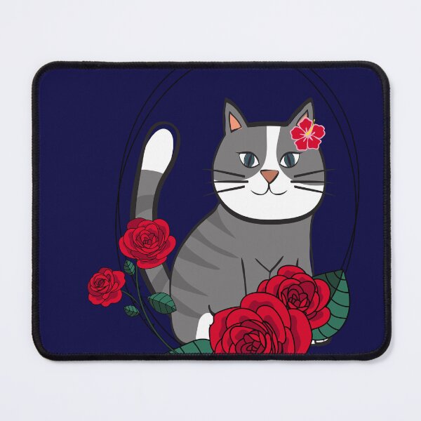 Item preview, kitten with flowers designed and sold by EMIPRINCESS.