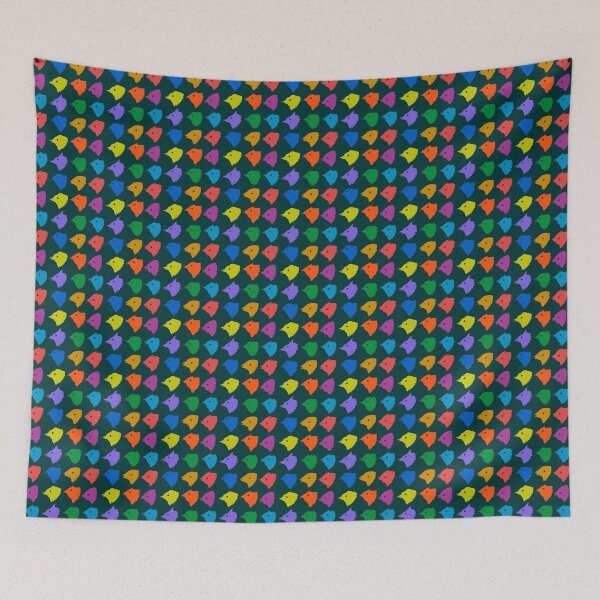 Item preview, Birds color pattern designed and sold by shewo.