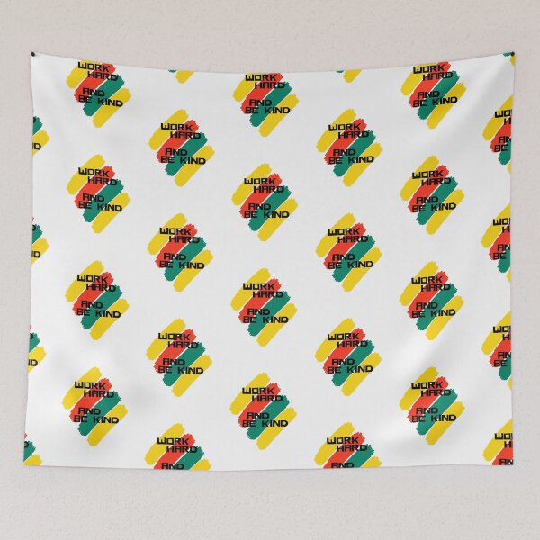 Item preview, Work Hard and Be Kind designed and sold by DoraHappy.