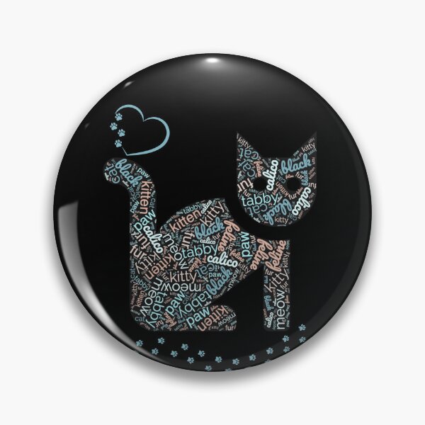 Item preview, Word Cloud Cat designed and sold by HappyLifeCreate.