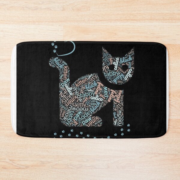 Item preview, Word Cloud Cat designed and sold by HappyLifeCreate.
