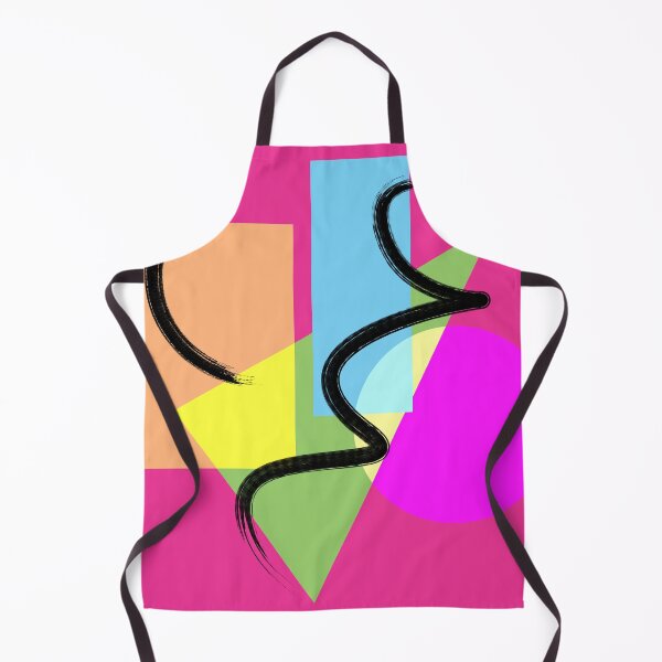 Item preview, Abstract, 80s inspired, retro, nostaligic print designed and sold by SmashingBlouses.