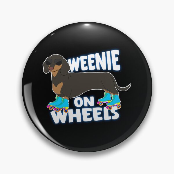 Item preview, Weenie on Wheels Dachshund Roller Skates designed and sold by Cedarrue.