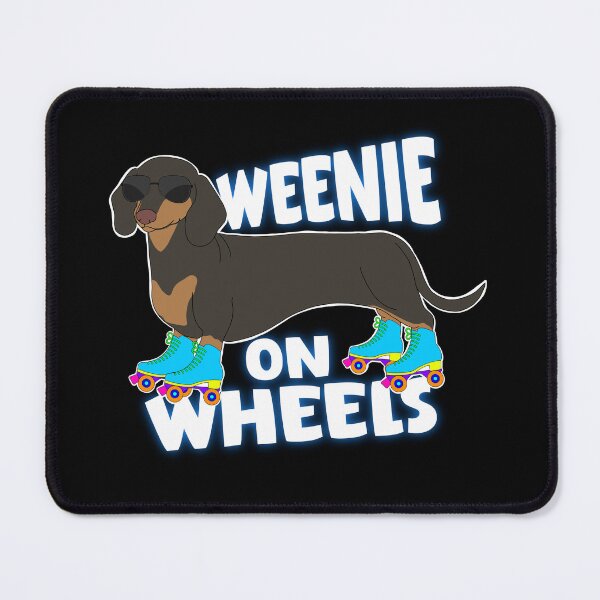 Item preview, Weenie on Wheels Dachshund Roller Skates designed and sold by Cedarrue.