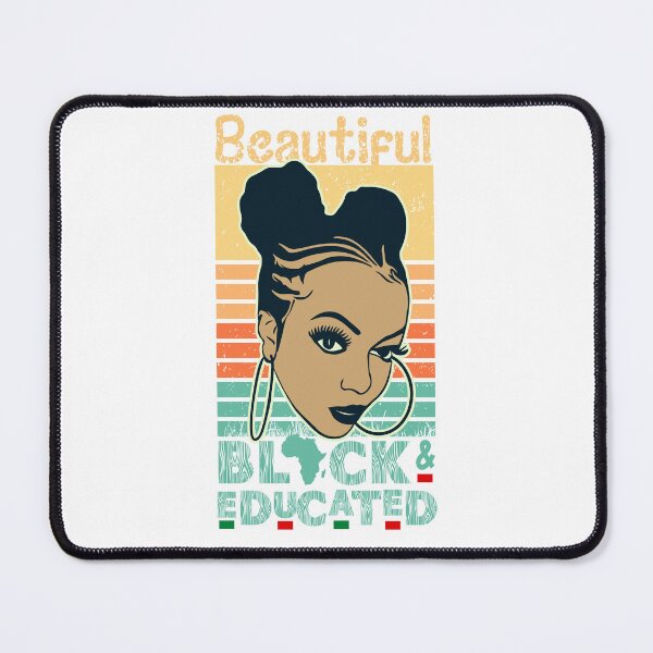 Item preview, Vintage Retro Sunset Black History Month Juneteenth - Beautiful, Black & Educated designed and sold by laiwole.