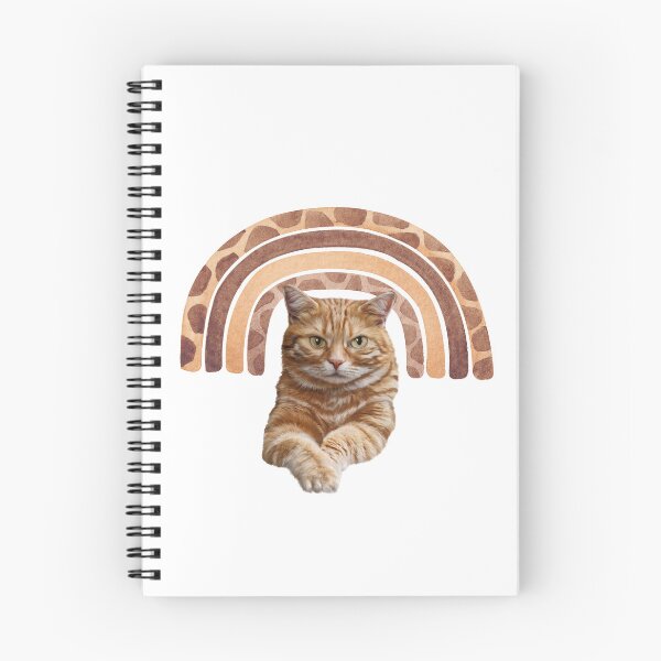 Item preview, Boho Rainbow Cat designed and sold by HappyLifeCreate.